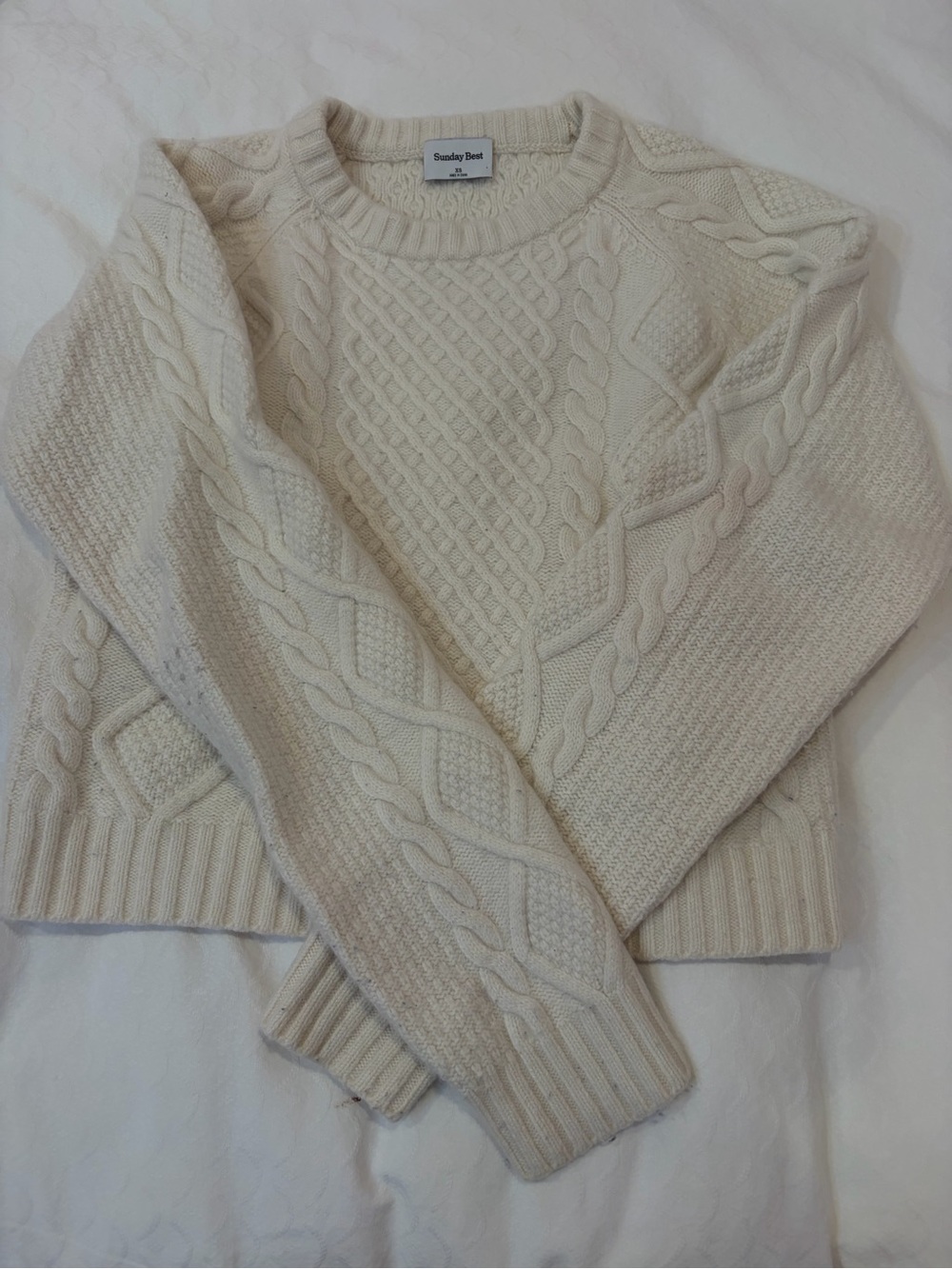 Sunday Best Aritzia Cream Sweater